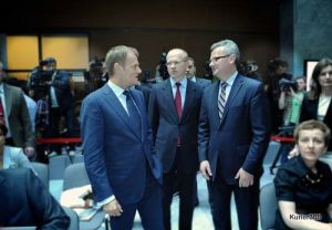 Donald Tusk,Ludwik Sobolewski i Aleksander Grad podczas CEE IPO Summit