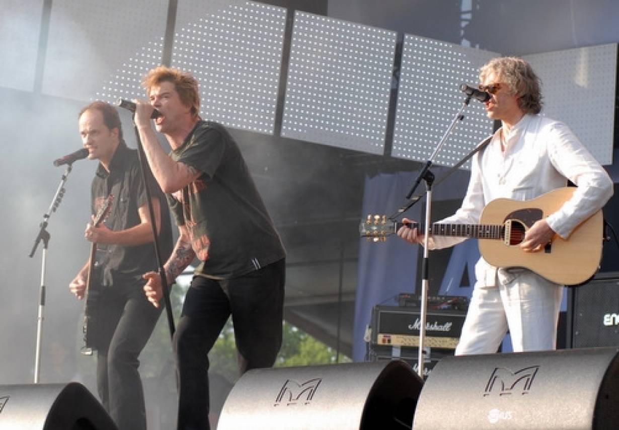 Bob Geldof podczas koncertu