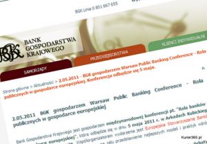 Bankowa Europa w Warszawie - konferencja BGK
