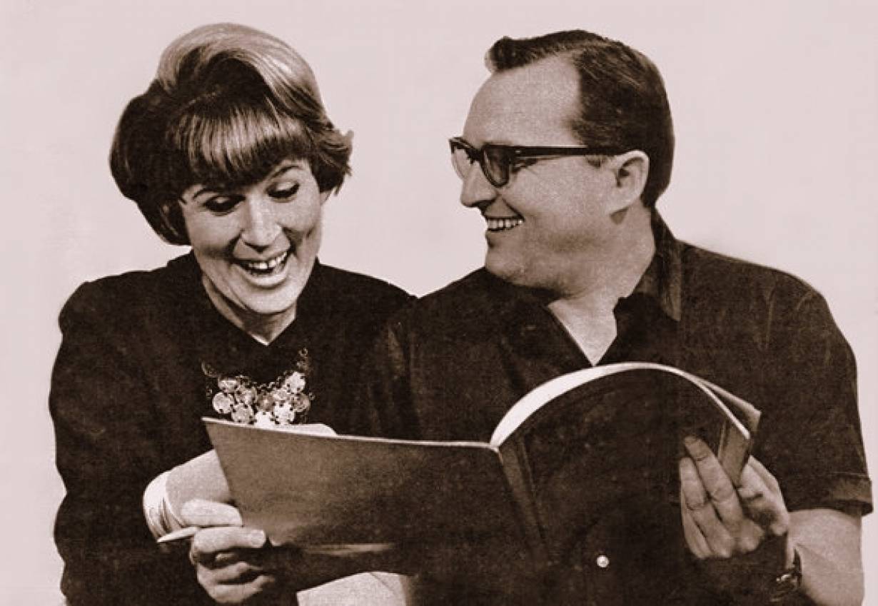 Ludwik Jerzy Kern z żoną, Martą Stebnicką, 1967