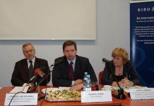 Od lewej: Andrzej Arendarski, Marek Zuber i Iwona Mirosz