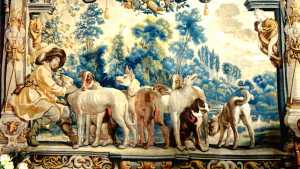 Barokowa Jadalnia nazywana jest, ze względu na wnętrze w stylu historycznym, flamandzkie gobeliny z XVI-XVII wieków oraz zbiór porcelany miśnieńskiej, Salą Zwycięzców