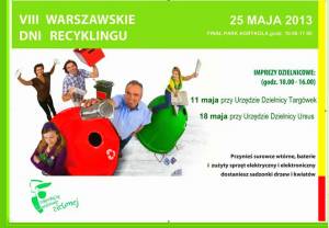 Finałowy piknik Warszawskich Dni Recyklingu