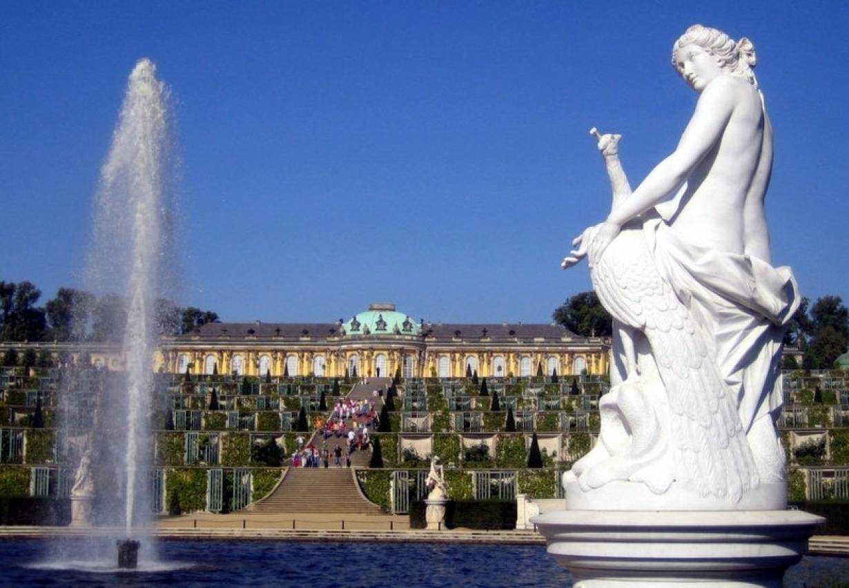 Pałac Sanssouci, wielka fontanna