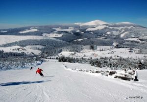 Ośrodek narciarski Mala Upa w Karkonoszach.