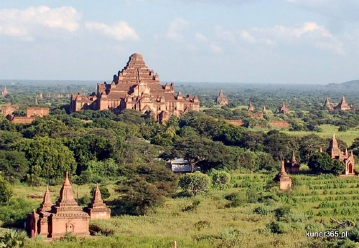 Birma - widok na tysiące pagód