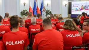 W Pałacu Prezydenckim zawodnicy przyjęli gratulacje od Prezydenta Andrzeja Dudy i Małżonki, z którą rozmawiali później o towarzyszących startom emocjach, przygotowaniach do igrzysk, integracji ze sportowcami z całego świata i kolejnych ambitnych planach.