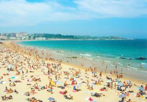 Plaża w Santander