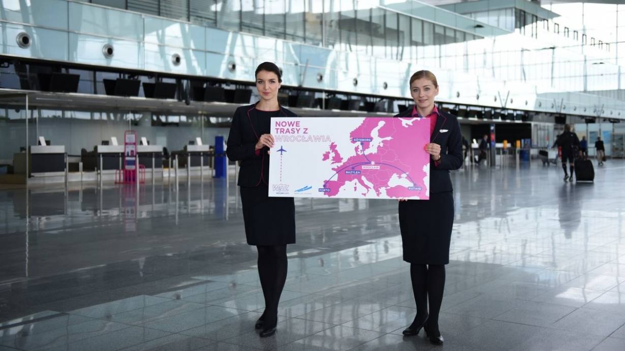 Wizz Air rozwija się we Wrocławiu