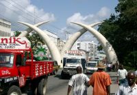 Symbol Mombasy naprawdę słoniowe kły