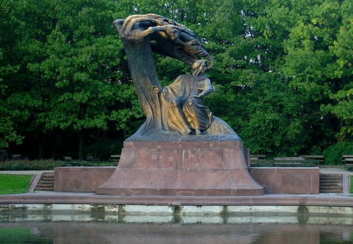 Pomnik Chopina i jego kopie