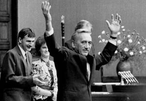 24.08.1989 / Tadeusz Mazowiecki zostaje premierem   fot.Tomasz Wierzejski/FOTONOVA