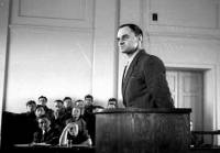 Witold Pilecki w trakcie procesu