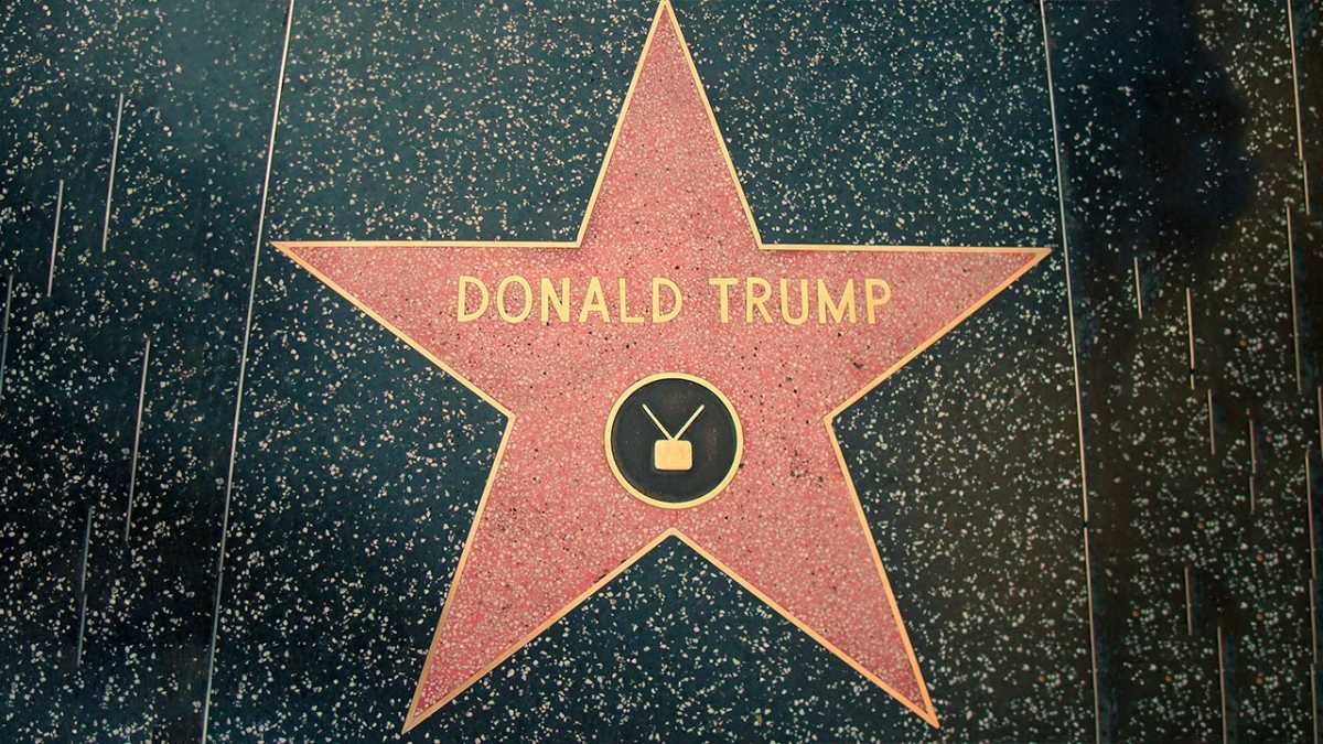 Gwiazda Donalda Trumpa na Hollywood Walk of Fame