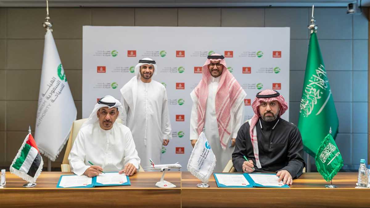 Protokół ustaleń podpisany między Saudi Tourism Authority a liniami lotniczymi Emirates pozwoli nam dotrzeć do ponad 120 miejsc na całym świecie