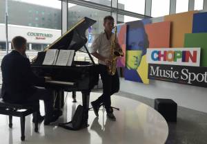 Chopin Music Spot na warszawskim lotnisku