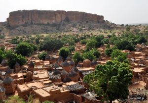 Wioska Dogonów w Mali.