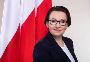 Minister Anna Zalewska z Plusem GF