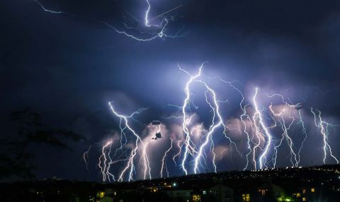 Ponad 40 tys. uderzeń piorunów odnotowano w Bułgarii w ciągu ostatnich 48 godzin