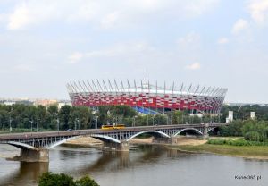 Warszawa - Stadion Narodowy w budowie