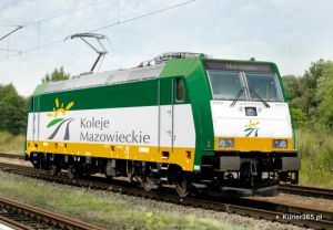 Lokomotywa BOMBARDIER TRAXX - jedna z najnowocześniejszych lokomotyw znajdujących się w taborze polskich przewoźników.