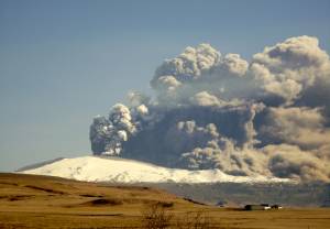 Wulkan Eyjafjallajökull na Islandii