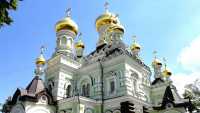 Kijów: złote kopuły Soboru św. Mikołaja