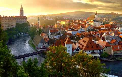 Czeski Krumlov należy do najpiękniejszych miast czeskich