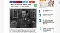 Franciszek Kornacki wygrał plebiscyt Muzeum RAF i  &quot;The Telegraph&quot;