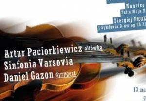 Sinfonia Varsovia, Artur Paciorkiewicz i Daniel Gazon  w Studiu Koncertowym Polskiego Radia