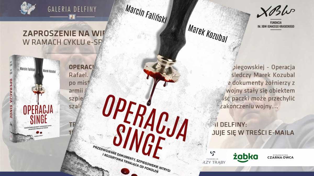 Operacja Singe to kontynuacja bestsellerowej książki szpiegowskiej - Operacja Rafael. Były oficer wywiadu Marcin Faliński i dziennikarz śledczy Marek Kozbual po mistrzowsku konstruują międzynarodową intrygę