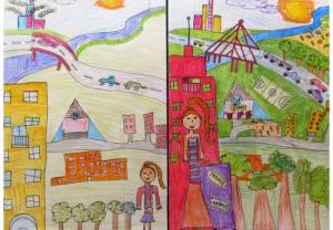 Dzieci narysują Warszawę 2030 roku