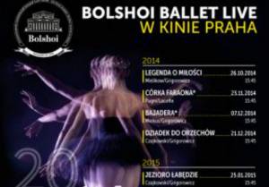 Przedstawienia baletowe z cyklu „Bolshoi Ballet Live w Kinie Praha&quot;