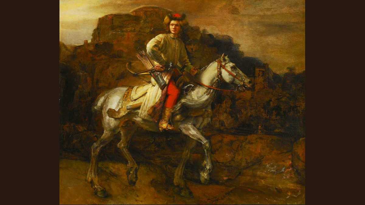 Jeździec Polski - Rembrandt van Rijn