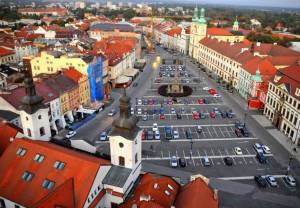 Hradec Králové. Widoki z Białej Wieży
