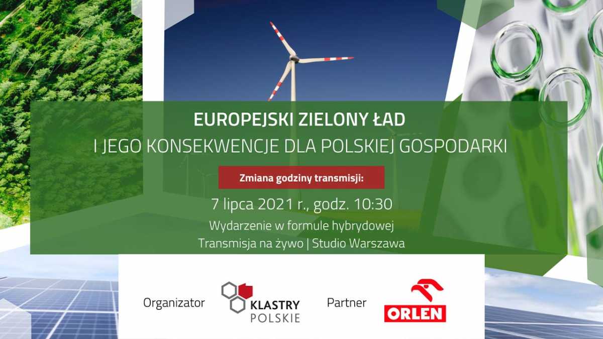 Europejski Zielony Ład - wyzwania dla innowacji, energetyki oraz klastrów