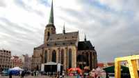 Czechy: Pilzno, gotycka katedra z najwyższą wieżą