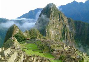 Machu Picchu i Huayna Picchu w tle