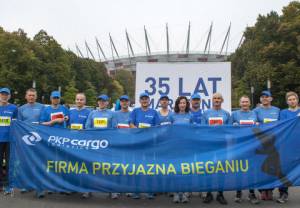 Kolejarze pobiegną w Orlen Warsaw Marathonie